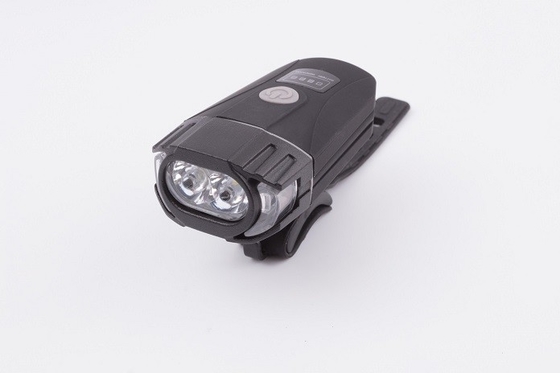 مجموعة مصابيح الدراجة الأمامية 1.5 سم USB قابلة لإعادة الشحن فائقة السطوع للدراجة 500 لومن
