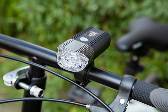 15-35 مللي متر USB مصباح دراجة قابل لإعادة الشحن LED ، مصباح دورة USB قابل لإعادة الشحن